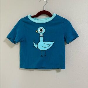 Hanna Andersson Pigeon Graphic Tee Blue 2T